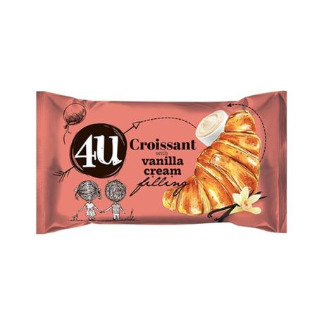 4U croissant 50g vaníliás