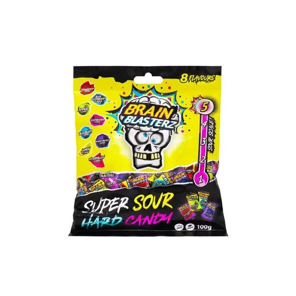 Brain Blasterz Super Sour Hard Candy