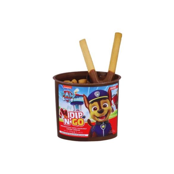 Dip N Go 55g mogyorókrém + pálcikák Mancs Őrjárat