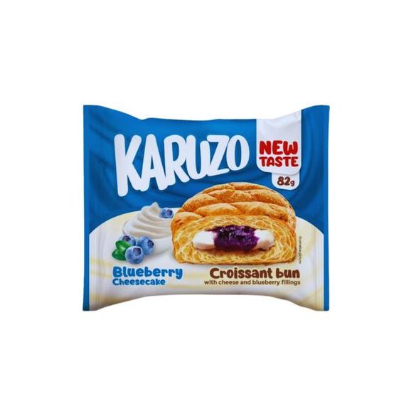 Karuzo croissant bun 82g áfonyás sajttorta töltelékkel