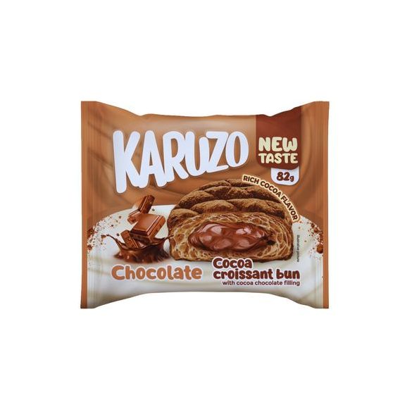 Karuzo croissant bun 82g csokis töltelékkel