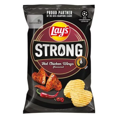 Lays Chips Strong Csípős Csirkeszárny 55g